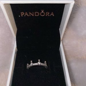 Pandora Crown Ring size 6